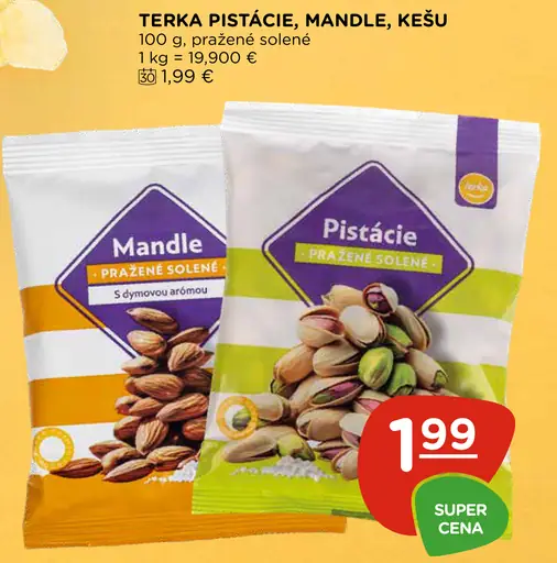 Terka Pistácie, Mandle, Kešu