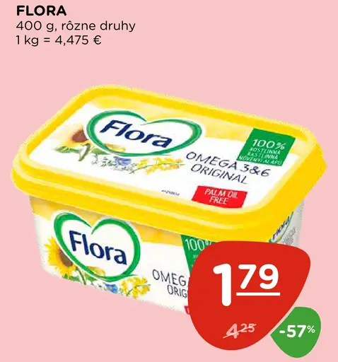 Flora Original Omega 3&6
