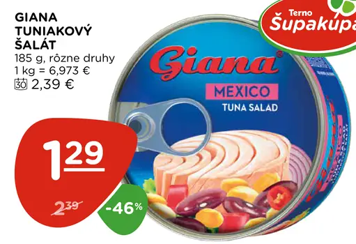 Giana tuniakový šalát