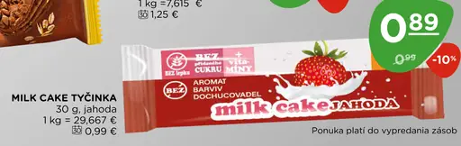 Milk Cake tyčinka