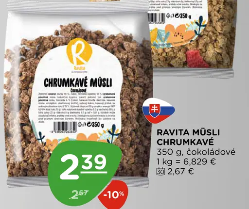 Ravita Chrumkavé müsli