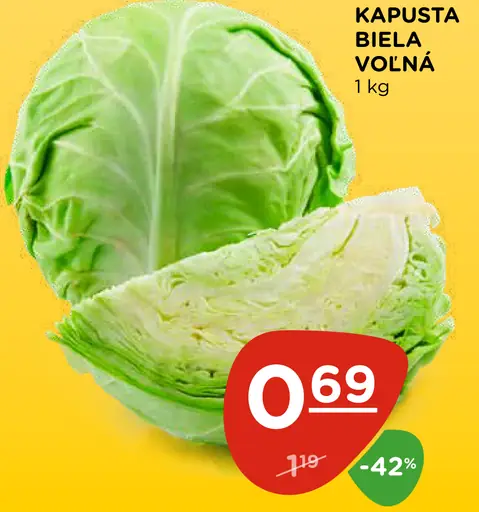 Kapusta biela voľná