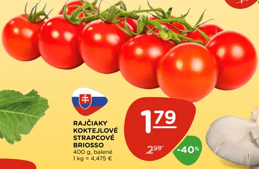 Rajčiaky koktejlové strapcové Briosso