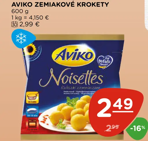Aviko Zemiakové kroketky