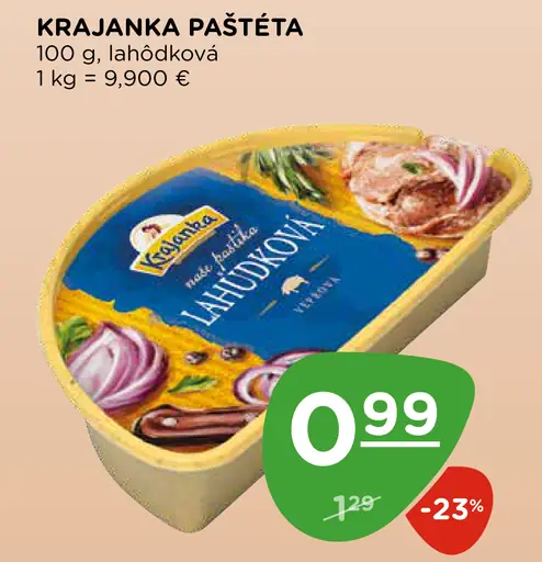 Krajanka paštéta lahučká