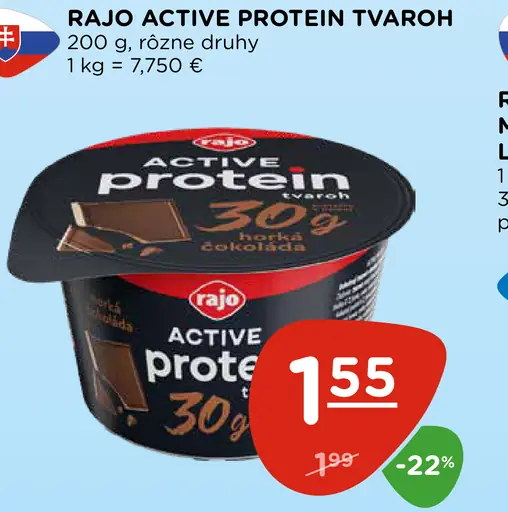 Rajo Active Protein tvaroh