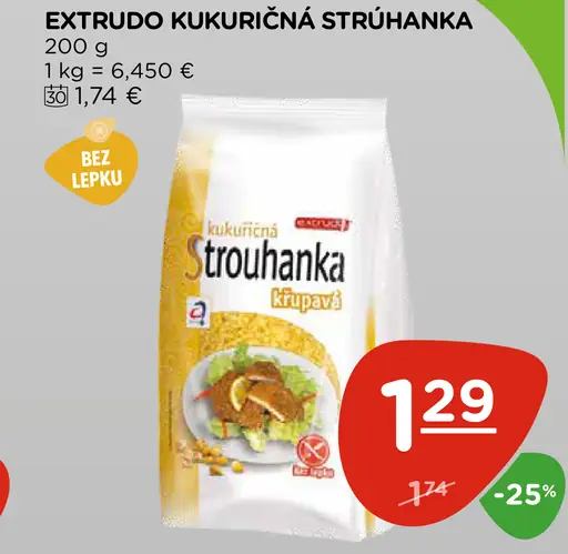 Extrudo Kukuričná strúhanka