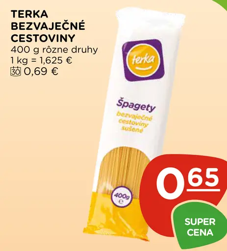 Terka Bezvaječné cestoviny