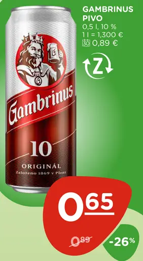 Gambrinus pivo
