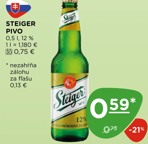 Steiger pivo