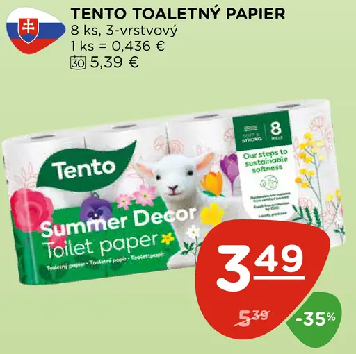 Tento toaletný papier