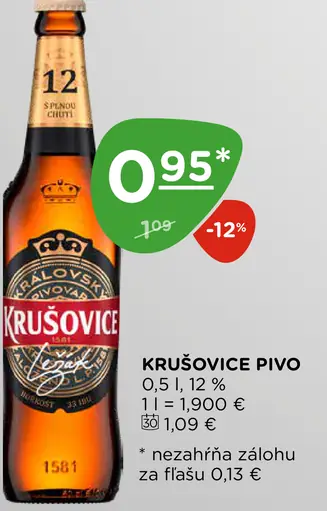 Krušovice pivo
