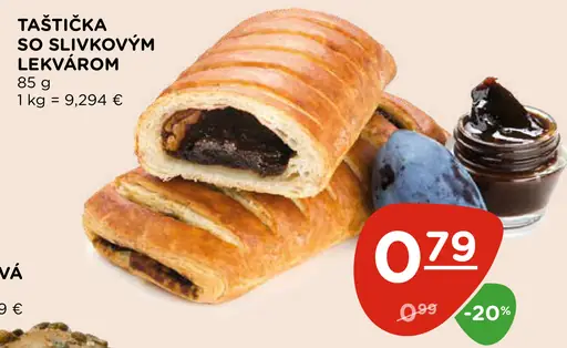 Taštička so slivkovým lekvárom