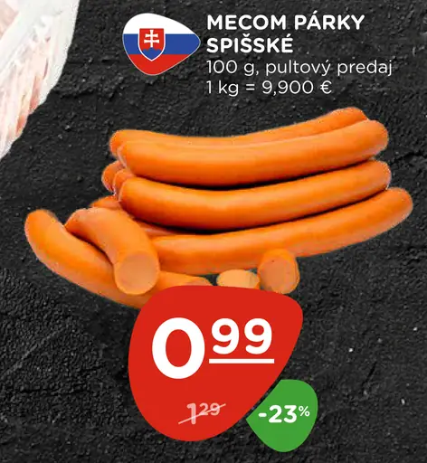 Mecom Spišské párky