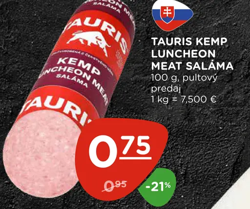 Tauris Kemp luncheon meat saláma