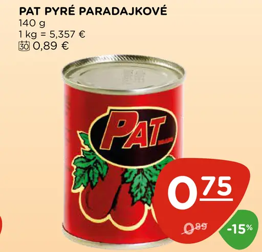 PAT paradajkové pyré