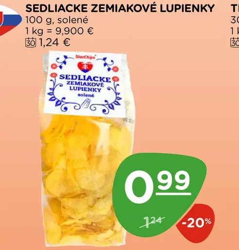 Sedliacke zemiakové lupienky