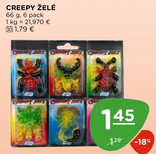 Creepy želé
