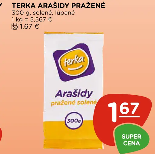 Terka Arašidy pražené