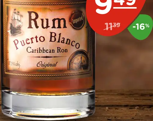 Puerto Blanco Karibský rum