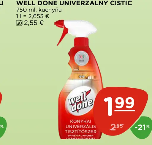 Well Done Univerzálny čistič