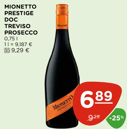 Mionetto Prestige DOC Treviso Frizzante
