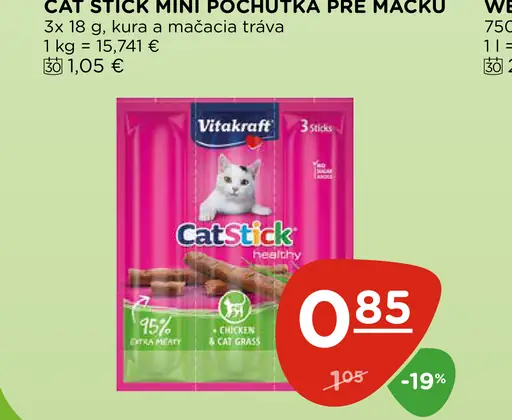 Cat Stick Mini Pochúťka pre Mačku