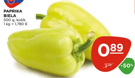 Paprika biela