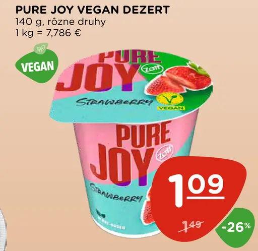Pure Joy vegan dezert
