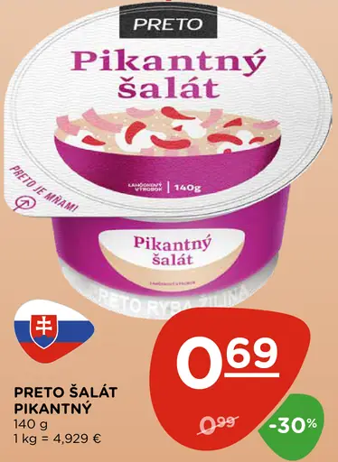 Preto šalát pikantný