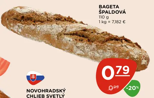 Bageta špaldová