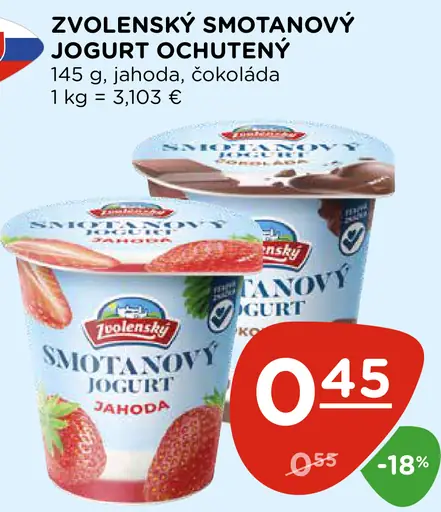 Zvolenský smotanový jogurt