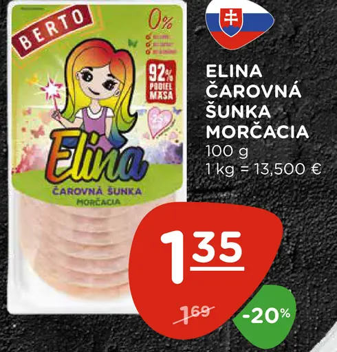 ELINA Čarovná šunka morčacia