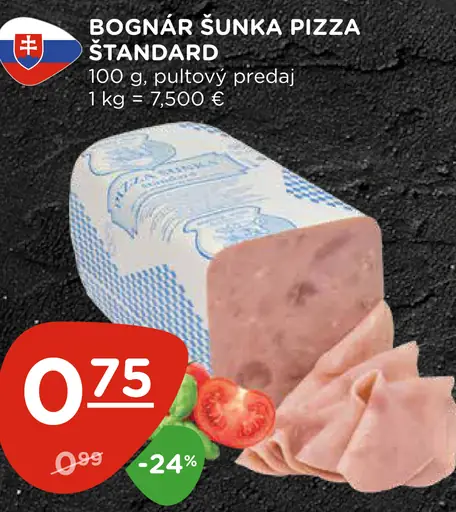 Bognár Šunka pizza štandard