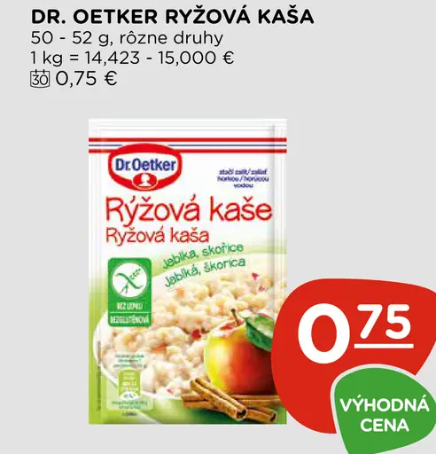 Dr. Oetker ryžová kaša