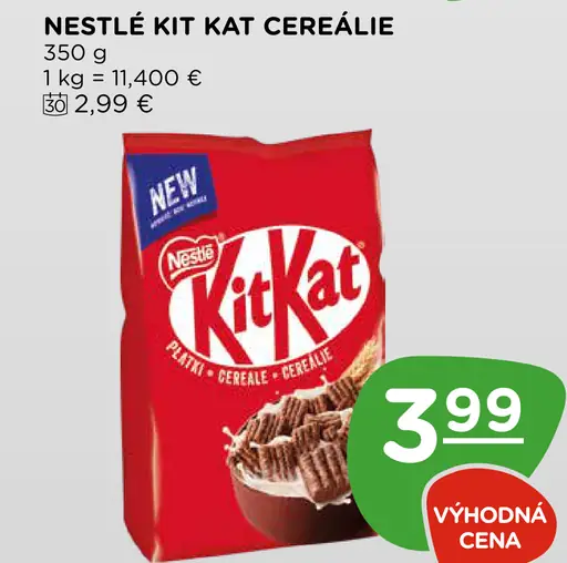 NESTLÉ KIT KAT Cereálie