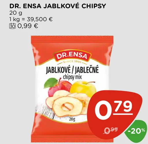 Dr. Ensa jablkové chipsy