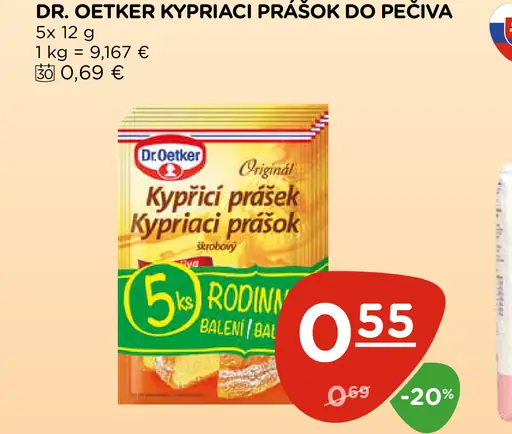 Dr. Oetker kypriaci prášok do pečiva