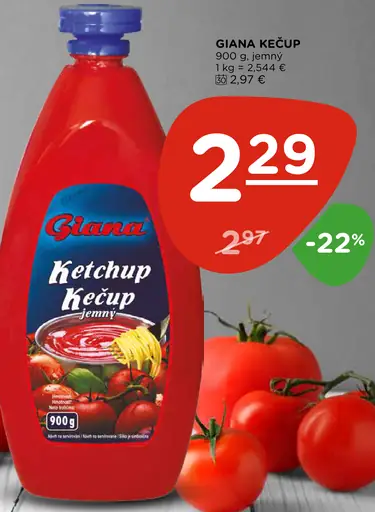 Giana kečup jemný