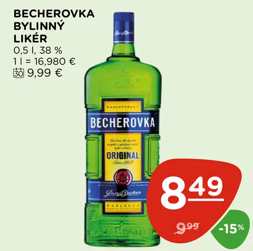 Becherovka Bylinný likér