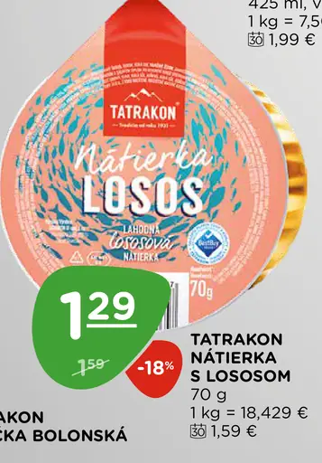 Tatrakon Nátierka s lososom