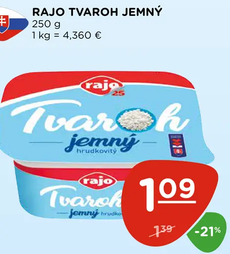 Rajo Tvaroh jemný