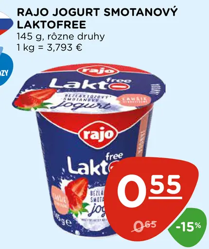 Rajo Smotanový jogurt laktofree