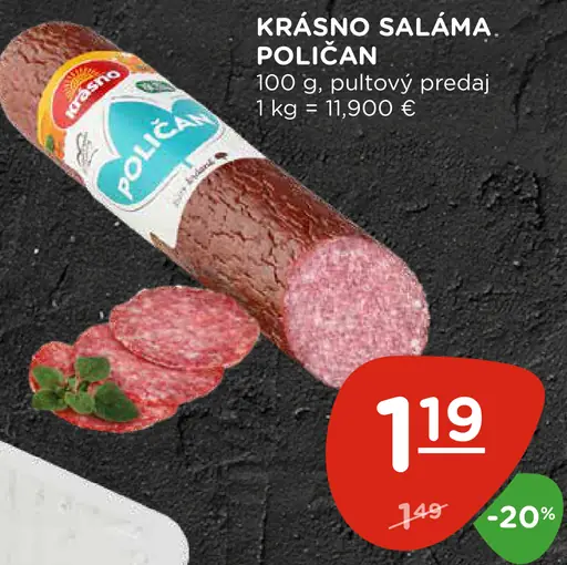 Kráľovská saláma poličan