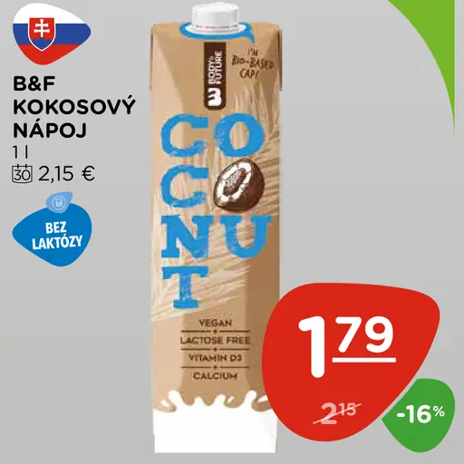 B & F Kokosový Nápoj