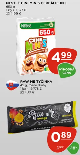 Nestlé CINI MINIS CEREÁLIE XXL