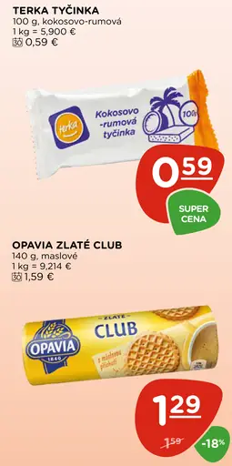 Terka kokosovo-rumová tyčinka