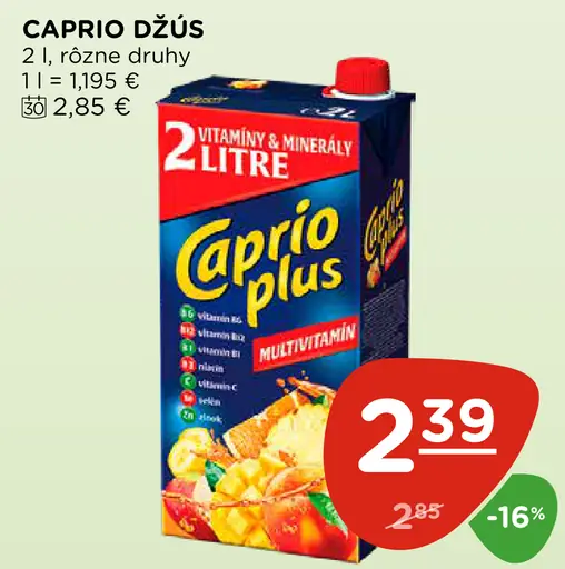 Caprio džús multivitamín