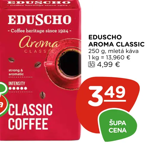 Eduscho Mletá káva Classic Coffee