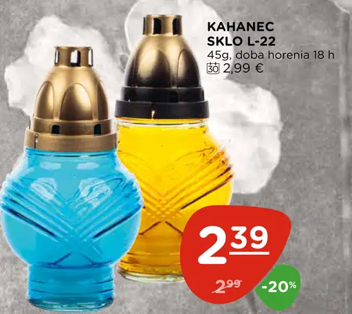 Kahanec sklo L-22